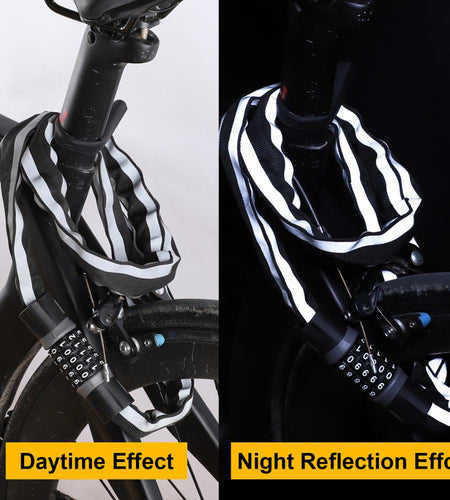 Bicycle Chain Lock 5 Password Digital Bike Lock Security Anti-Theft Motorcycle Cycling MTB Road Bike Accessories