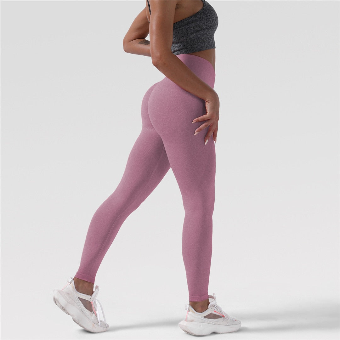 Seamless Legging Yoga Pants Sports Clothing Solid High Waist Full Length Workout Leggings for Fitness Yoga Leggings A007