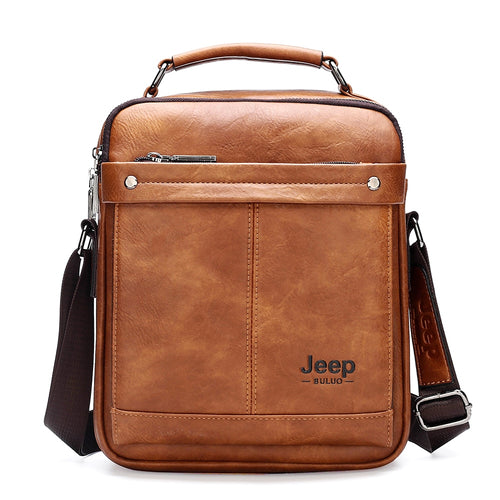 Load image into Gallery viewer, Large Size Handbag Brand Men Business Work office Shoulder Bag For 9.7 in iPad Male Leather Crossbody Messenger Bag
