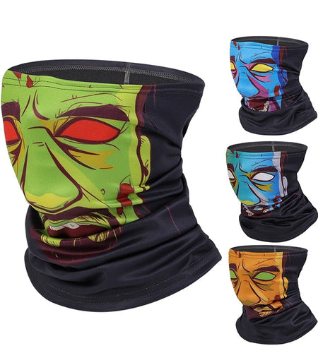 Warm Winter Cycling Face Mask Fleece Sport Headwear Bike Bandana Ski Running Training Neck Warmer Bicycle Scarf