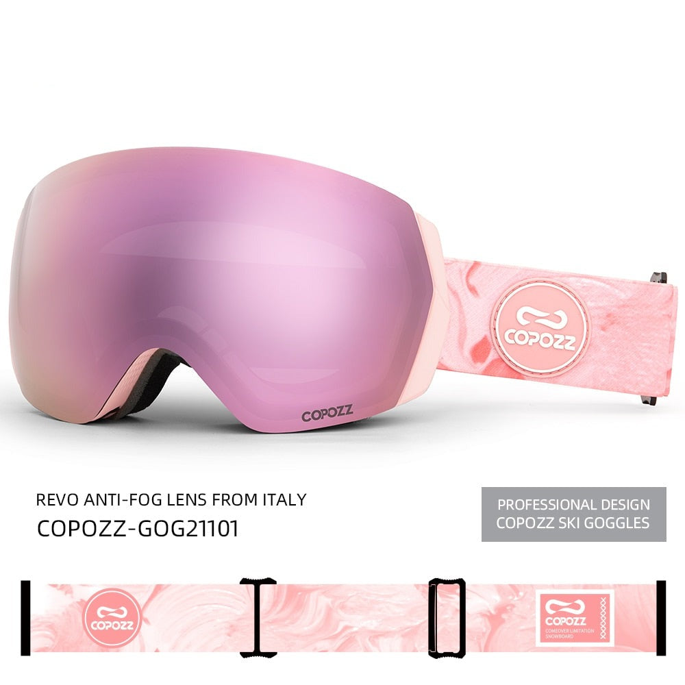 Professional Ski Goggles Double Layers Anti-fog UV400 Men Women Winter Snowmobile Eyewear Snowboard Sports Glasses