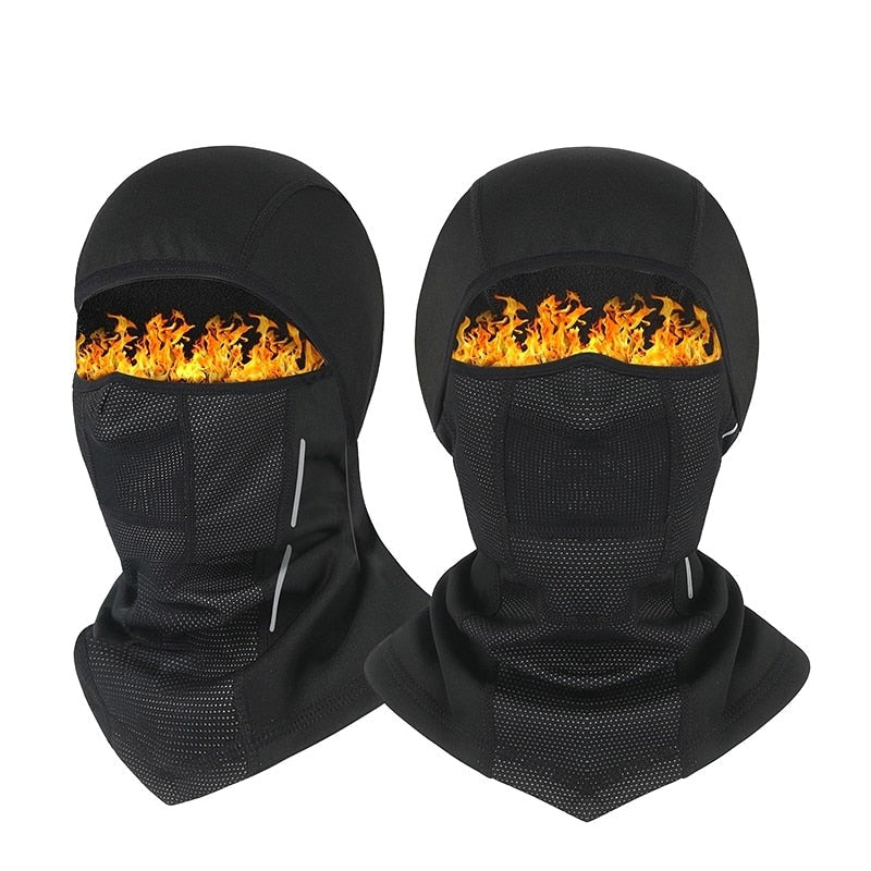 Warm Winter Cycling Cap Reflective Men Women Sport Scarf Balaclava Neck Warmer Ski Bicycle Motorcycle Running Cap Hat