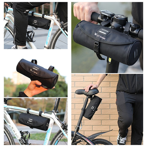 Load image into Gallery viewer, Multifunctional Bike Bag Scooter Electric Folding Bicycle Handlebar Bag Rainproof Frame Saddle Cycling Accessories
