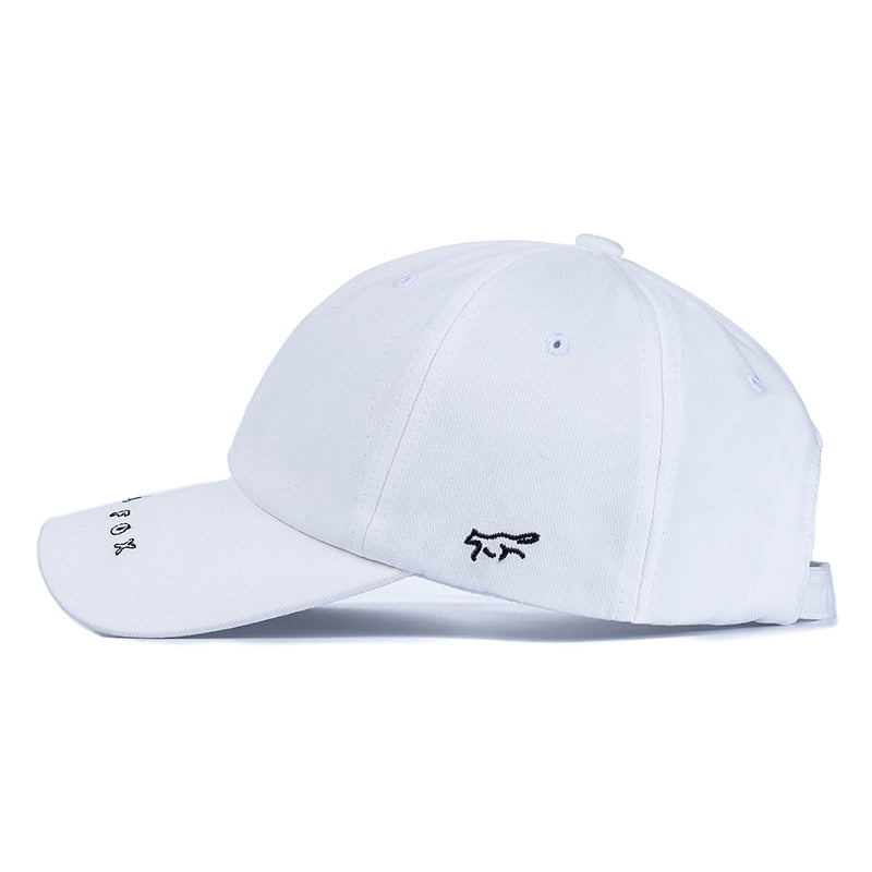 Women Men Cotton Kpop Brand Cap Fashion Side FABIO FOX Embroidered Baseball Cap Adjustable Outdoor Summer Streetwear Hat