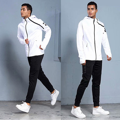 Load image into Gallery viewer, Men Sportswear Set Soccer Jersey Football Training Clothes Male Running Hoodie Jackets Long Sleeve Tracksuit Sporting Sweat Suit
