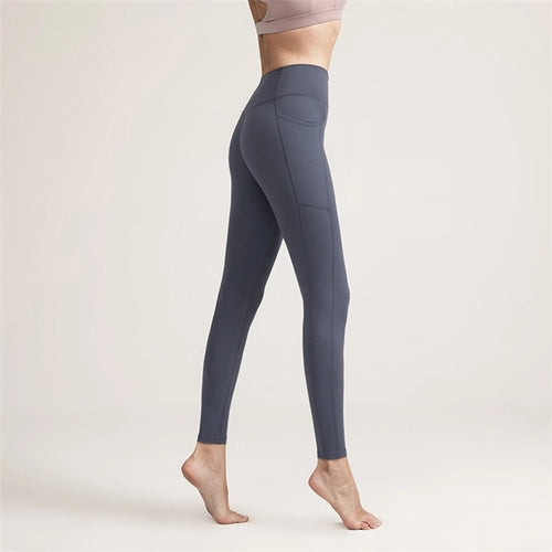 Load image into Gallery viewer, High Waist Side With Pockets Sport Buttery Soft Fitness Women Legging Support Horse Riding Tights Running Yoga Pants
