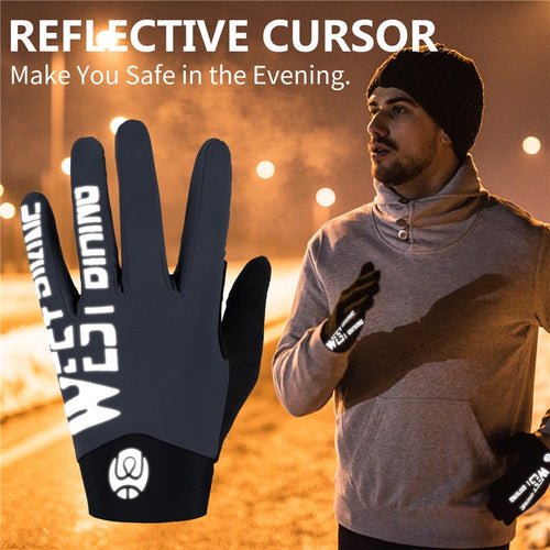 Load image into Gallery viewer, Breathable Cycling Gloves Touch Screen MTB Bike Gloves Anti-slip Reflective Sport Fitness Running Bicycle Gloves
