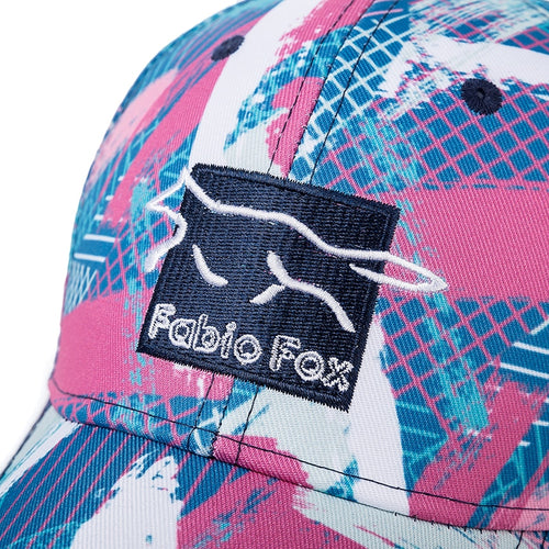 Load image into Gallery viewer, Women Geometric Tie Dye Cap Cotton Fabio Fox Patch Fashion Baseball Cap Women Casual Adjustable Outdoor Streetwear Hat Cap
