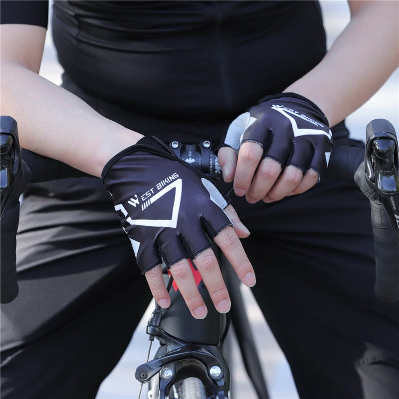 Summer Cycling Gloves Men Women Breathable MTB Road Bicycle Gloves Motorcycle Running Fitness Riding Bike Gloves