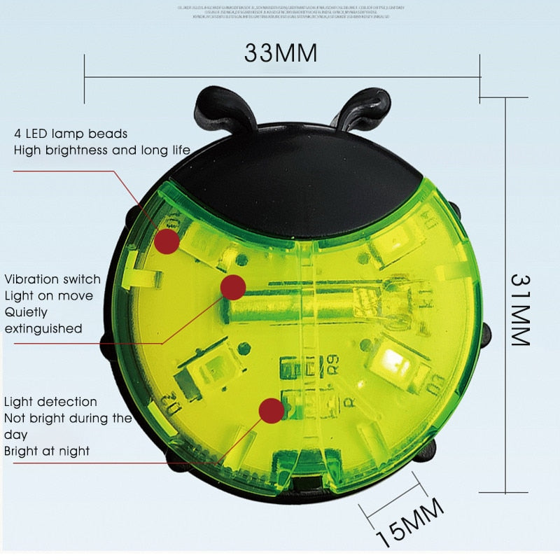 Smart LED Bicycle Wheel Light Bike Front Tail Hub Spoke Lamp Night Safety Warning Kids Balance Bike Cycling Light