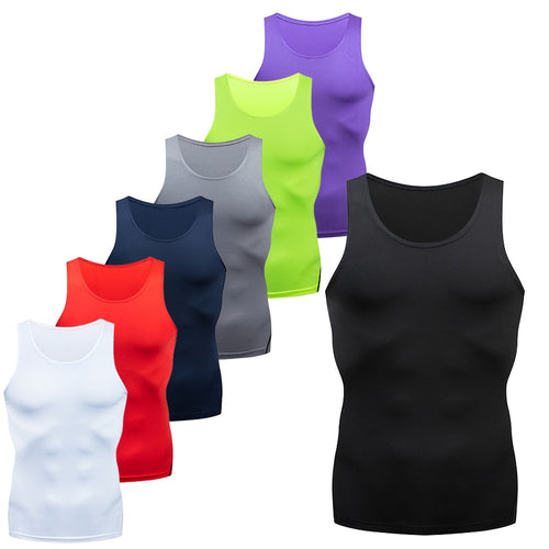 Load image into Gallery viewer, Men Sleeveless Shirt Fitness Workout Tank Training Clothes Running Crop Top Sport I-Shaped Gym Jogging Vest
