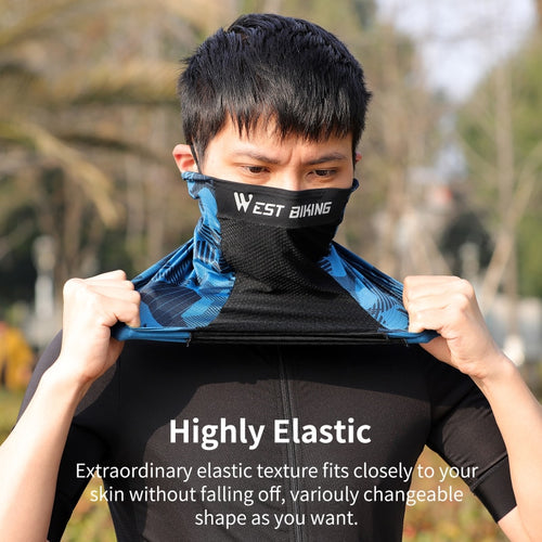 Load image into Gallery viewer, Summer Cycling Sport Scarf Ice Silk Anti-UV MTB Road Bike Headwear High Elastic Breathable Dustproof Running Bandana
