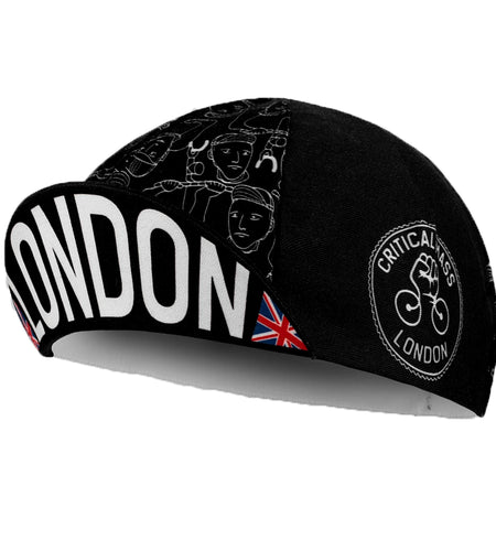 Classic Retro Black Polyester Cycling Caps Great Britain Quick Drying Road Bike Team Hat Outdoor Sports Moisture Wicking