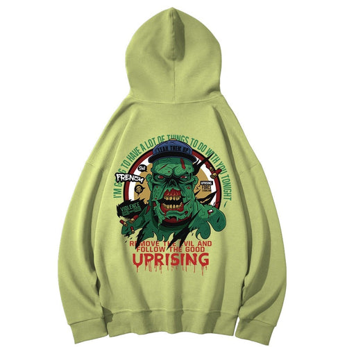 Load image into Gallery viewer, Hoodies, Sweatshirts new Hip-hop street fashion personality tree monster angry long-sleeved summer large size cotton
