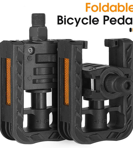 Foldable Bicycle Pedals MTB Road Mountain Bike Nylon Folding Pedal Universal Non-slip Cycling Accessories Parts
