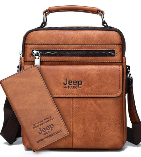 Brand Men's Crossbody Shoulder Bags High quality Tote Fashion Business Man Messenger Bag Big Size Split Leather Bags