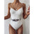 White Leopard Belt