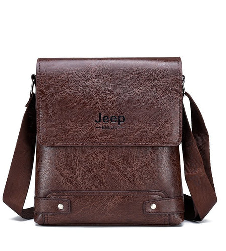 Fashion Male's Crossbody Bag Casual Business PU Leather Men's Messenger Bag Vintage Men Bags Zipper Shoulder Clutch