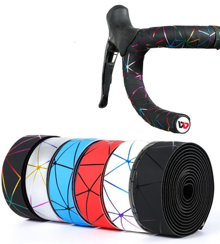 Soft Bicycle Handlebar Tape EVA PU Bike Bar Tape Professional Cycling Damping Anti-Vibration Wrap With 2 Bar Plugs