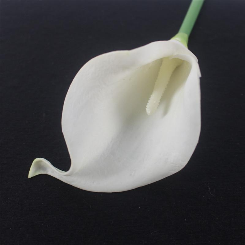11pcs Artificial Mini Calla Lily Flower-home accent-wanahavit-white center-wanahavit
