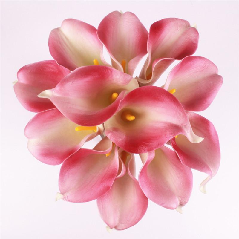 11pcs Artificial Mini Calla Lily Flower-home accent-wanahavit-pink A-wanahavit