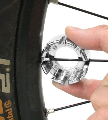 Bicycle Spoke Wrench Tool Mountain Bike Demolition Axis Repair Tools Cycling Parts Chrome Plated Spanner Wrench Tool