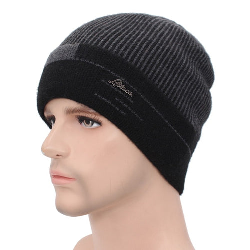 Load image into Gallery viewer, Skullies Beanies Men Scarf Knitted Hat Cap Male Plus Gorras Bonnet Warm Wool Thick Winter Hats For Men Women Beanie Hat
