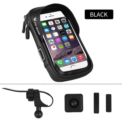 Load image into Gallery viewer, Waterproof Bicycle Bag Mobile Phone Bag Cycling 6.0 Inch Touch Screen Motorcycle MTB Bike Mount for iPhone Samsung
