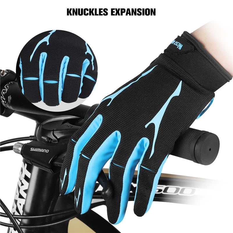 Breathable Cycling Gloves GEL Liquid Silicone Palm Non-slip Sports Full Finger Bicycle Glove Half Finger Bike Gloves