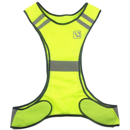 Load image into Gallery viewer, Adjustable Safety Reflective Vest Night Running Light Cycling Vest Safety Warning USB Rechargeable Bike LED Vest
