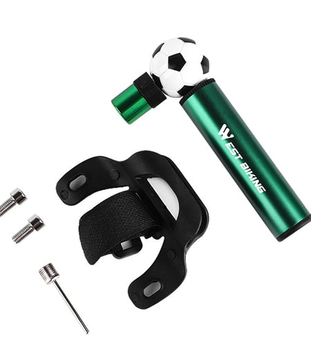 48G Mini Soccer & Basketball Bicycle Pump 90 PSI High Pressure Portable Tire Inflator Hand Air Pumps MTB Bike Pump