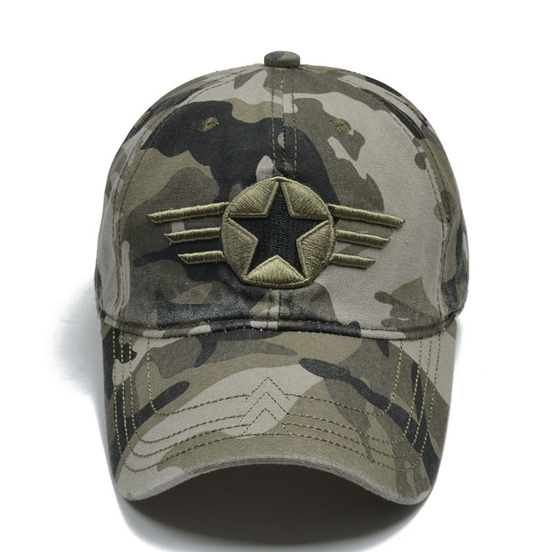 Brand Camo US Army Cap Men Army Baseball Cap Dad Hat For Men Camouflage Snapback Bone Masculino Tactical Dad Cap