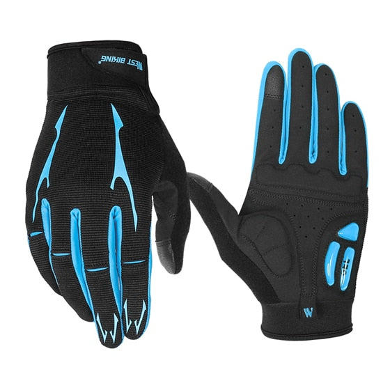 Breathable Cycling Gloves GEL Liquid Silicone Palm Non-slip Sports Full Finger Bicycle Glove Half Finger Bike Gloves