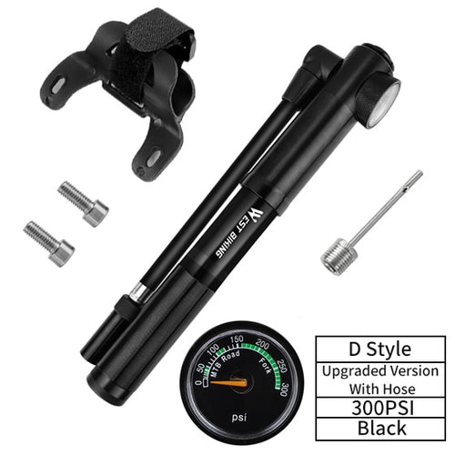 Load image into Gallery viewer, 89G Portable Mini Bicycle Pump MTB Mountain Bike Pump 160 PSI High Pressure Cycling Hand Air Pump Ball Tire Inflator
