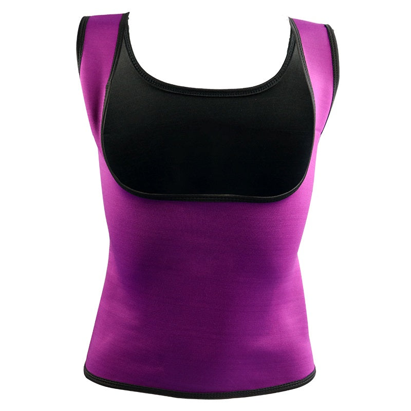 Plus Size Neoprene Sweat Sauna Hot Body Shaper-women fitness-wanahavit-Purple-S-wanahavit