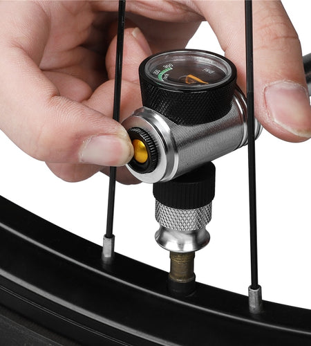 300 Psi Mini Bike Pump With Gauge Mountain Road Bicycle High Pressure Hand Air Pump CNC Cycling Pump Tire Inflator