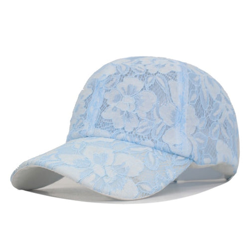 Load image into Gallery viewer, Fashion Baseball Cap Women Snapback Caps Hats For Women Girls Casquette Solid Bone Gorras Lace Floral Lady Female Hat Cap
