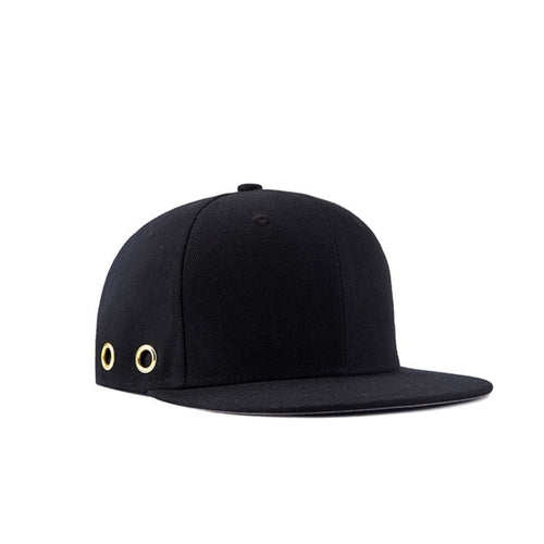 Load image into Gallery viewer, Solid Bone Snapback Caps Gorra Black Snapback Hats For Men Brand High Quality Unisex Black Hip Hop Baseball Cap
