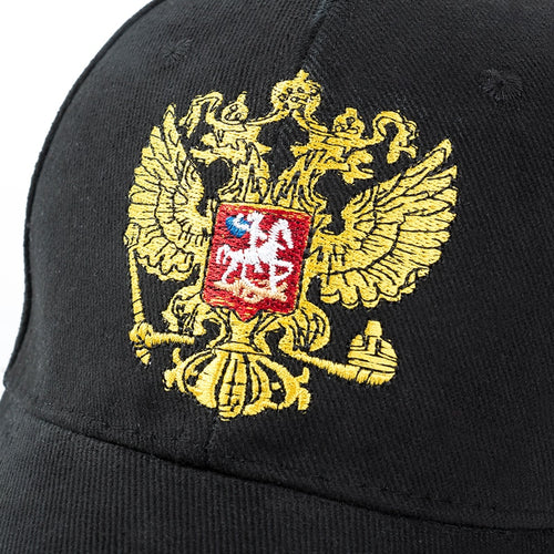 Load image into Gallery viewer, Unisex 100% Cotton Outdoor Baseball Cap Russian Emblem Embroidery Snapback Fashion Sports Hats For Men &amp; Women Patriot Cap
