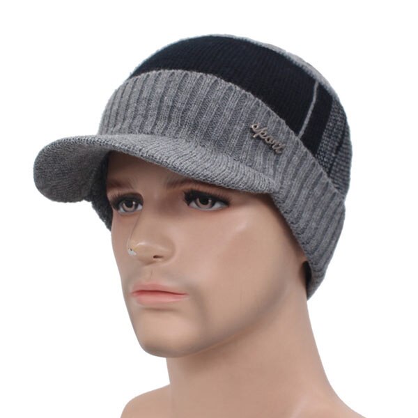 Knitted Hat Men Winter Beanie Hat Winter Hats For Men Necks Fur Bonnet Women Skullies Beanies Gorro Beany Balaclava Beanies Cap