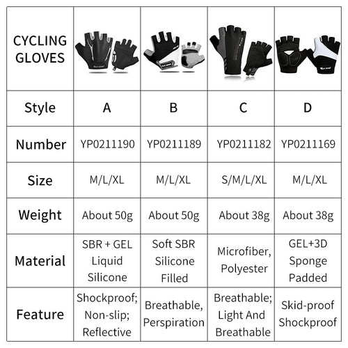 Load image into Gallery viewer, Half Finger Cycling Gloves Anti Slip Breathable MTB Road Bicycle Gloves Men Women Outdoor Sports Bike Cycling Gloves
