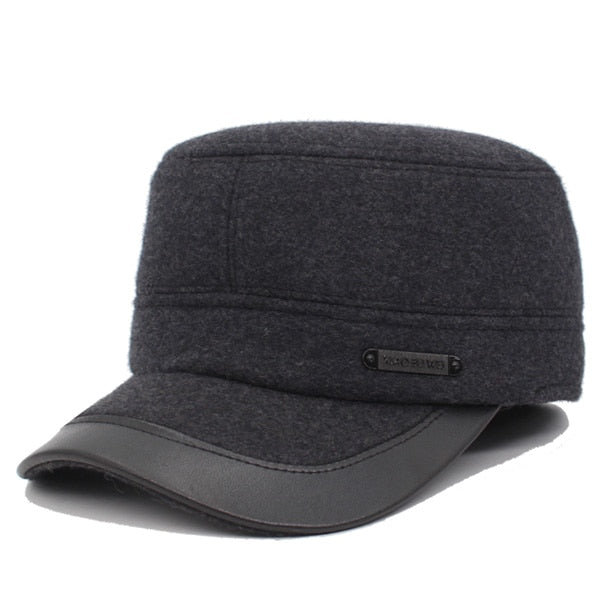 Winter Baseball Cap Men Snapback Casquette Caps Hats For Men Women Warm Thick Golf Bone Plain Flat Male Baseball Hat Cap