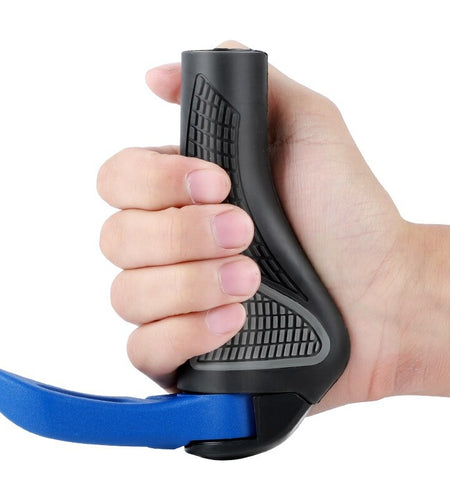 Bike Grips Rubber Cover Non-slip MTB Bike Handlebar Grip Aluminum Alloy Bicycle Accessories Cycling Handle Bar Grips