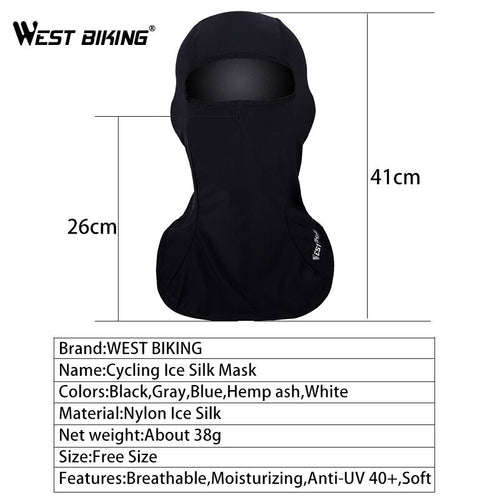 Load image into Gallery viewer, Breathable Thin Cycling Face Mask Ice Fabric Cool Balaclava Anti-UV Windproof Road MTB Bike Mask Bicycle Face Mask
