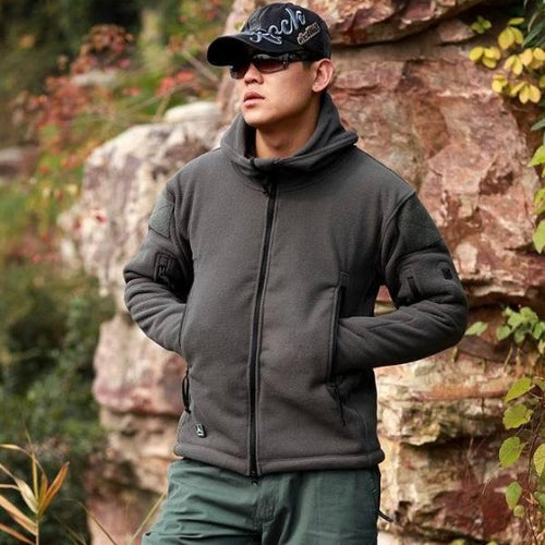 Load image into Gallery viewer, High Quality Warm Liner Fleece Outdoor Jacket-men fashion &amp; fitness-wanahavit-Gray-S-wanahavit
