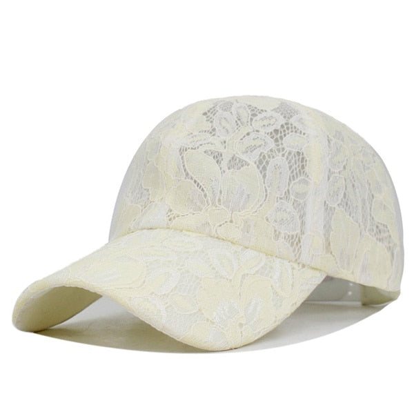 Fashion Baseball Cap Women Snapback Caps Hats For Women Girls Casquette Solid Bone Gorras Lace Floral Lady Female Hat Cap