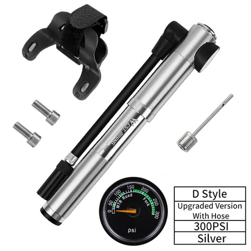 Load image into Gallery viewer, 89G Portable Mini Bicycle Pump MTB Mountain Bike Pump 160 PSI High Pressure Cycling Hand Air Pump Ball Tire Inflator
