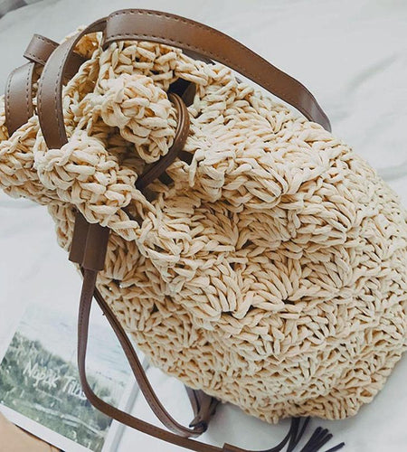 Casual Bucket Drawstring Shoulder Bag-women-wanahavit-wanahavit