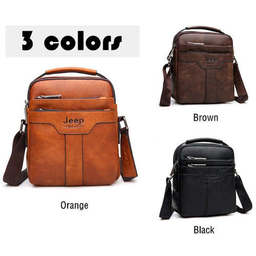 Load image into Gallery viewer, Men Messenger Bags Large Capacity Handbag For Man Spliter Leather Shoulder Bag Crossbody Brown Business Male Gifts
