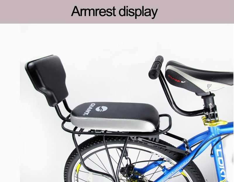 Bicycle Mountain Bike Folding Bike Child Armrest Handle the Seat Safety Armrest Chair Armrest Rear Saddle Handlebar